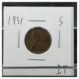 1931-s Lincoln Wheat Cent.