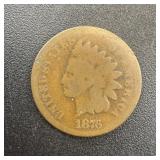 1876 Indian Head Cent.