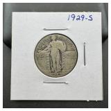 1929-s Standing Liberty Silver Quarter.