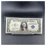 1935 $1 Silver Certificate Star Note, No Motto, Cr