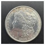 1896 Morgan Silver Dollar.