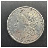 1900 Morgan Silver Dollar.
