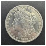 1890-o Morgan Silver Dollar.