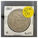 1885 Morgan Silver Dollar