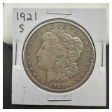 1921-s Morgan Silver Dollar