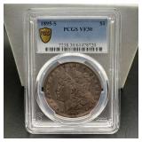 1895-s Pcgs Vf30 Morgan Silver Dollar, 400k Minted