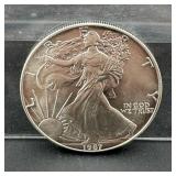 1987 American Silver Eagle, 1 Oz .999 Fine Silver