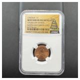 2001 Mint Error Uncirculated Lincoln Cent, Struck