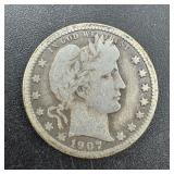 1907-O Liberty Head Quarter - nice coin