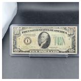 1934D $10 Federal Reserve Note, Minneapolis, Minne