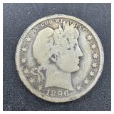 1896-O Liberty Head Quarter - Key date!