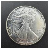 1987 American Eagle /99.9% Troy Ounce Silver Coin