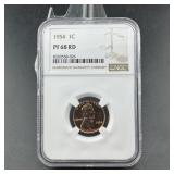 1954 Lincoln Wheat Cent, NGC graded Proof 68RD