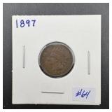 1897 Indian Head Penny - nice detail