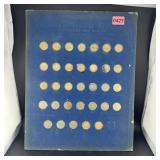 Old Barber Nickel Collection board w/15 Barber Nic