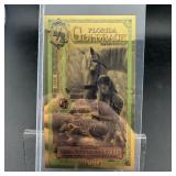 Florida Goldback, 1/2 denomination, 2-karat gold