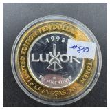 Luxor .999 Fine Silver 1998 $10 Token