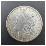 1878 7TF Morgan Silver Dollar - Nice Toning