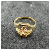 10 K Gold Ring, Size 5 +, 2.8 Grams.