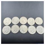 10 Ike Dollars (Mixed States)