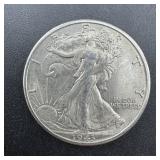 1943-S Walking Liberty Silver Half Dollar