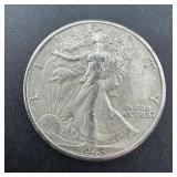 1943-D Walking Liberty Silver Half Dollar