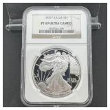 1999-P NGC PF69 Ultra Cameo Proof American Silver