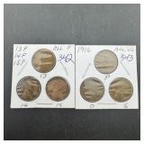 Lot of (6) Wheat Cent Pennies ï¿½ Includes 1960 P/D/