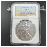 2013-W NGC MS69 American Silver Eagle $1 Coin ï¿½ 1