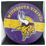 12" MN Vikings Metal Beer Cap Sign Decor