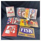 Lot Of (13) 8ï¿½12" Gasoline, Oil & Other Cardboard