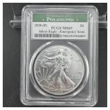 2020-P PCGS MS69 American Silver Eagle $1 Coin ï¿½ 1