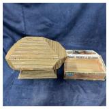 Lot of Collectible Cigar Boxes; Larger Box Built b