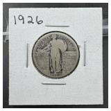 1926 Standing Liberty Silver Quarter