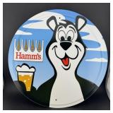 11.5" Round Aluminum Hammï¿½s Beer Sign