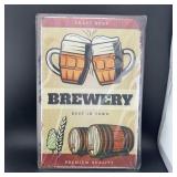 8ï¿½12" Tin Sign ï¿½ Brewery Best In Town