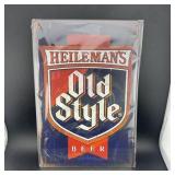 8ï¿½12" Tin Sign ï¿½ Heilemanï¿½s Old Style Beer