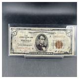 1929 $5 The Federal Reserve Bank of Minneapolis, M