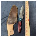 LMK Bowie Knife ï¿½ Full Tang Damascus Steel Blade a