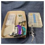 Assortment of Fishing Tackle, Cases & Fishing Line