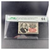 Rare 25 Cent Fifth Issue Fractional Currency Fr# 1