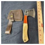Mini Hatchet ï¿½ Full Tang Damascus Steel Blade appr