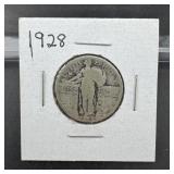 1928 Standing Liberty Silver Quarter