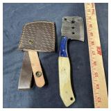 Mini Hatchet ï¿½ Full Tang Damascus Steel Blade appr