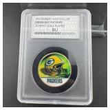 Green Bay Packers ï¿½greatest Dadï¿½ 24kt Gold Clad Jf