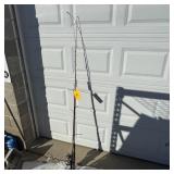 (4) Fishing Rods with (2) Zebco 33 Reels; All to g