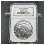 1987 NGC MS69 American Silver Eagle $1 Coin ï¿½ 1 oz