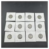 Lot Of Wwii Silver War Nickels (1940s) ï¿½ Not Verif