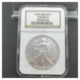 2003 NGC MS69 American Silver Eagle $1 Coin ï¿½ 1 oz