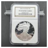 2002-W NGC PF69 Ultra Cameo Proof American Silver